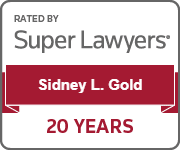 Sidney L. Gold SuperLawyer 20 years